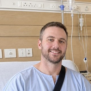 Mr. James Williams, treated in India